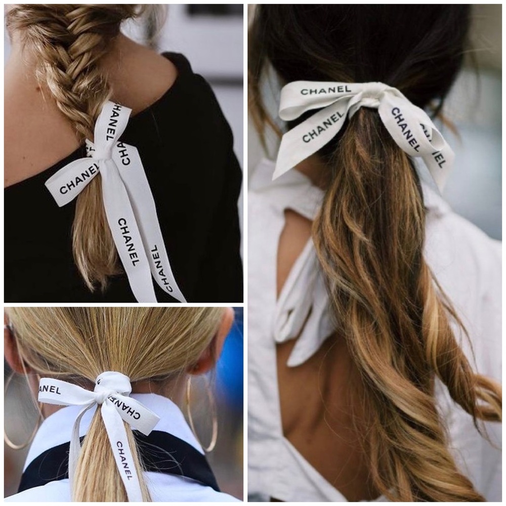 Chanel Grosgrain Gift Wrap Ribbon - Picture 3 of 9